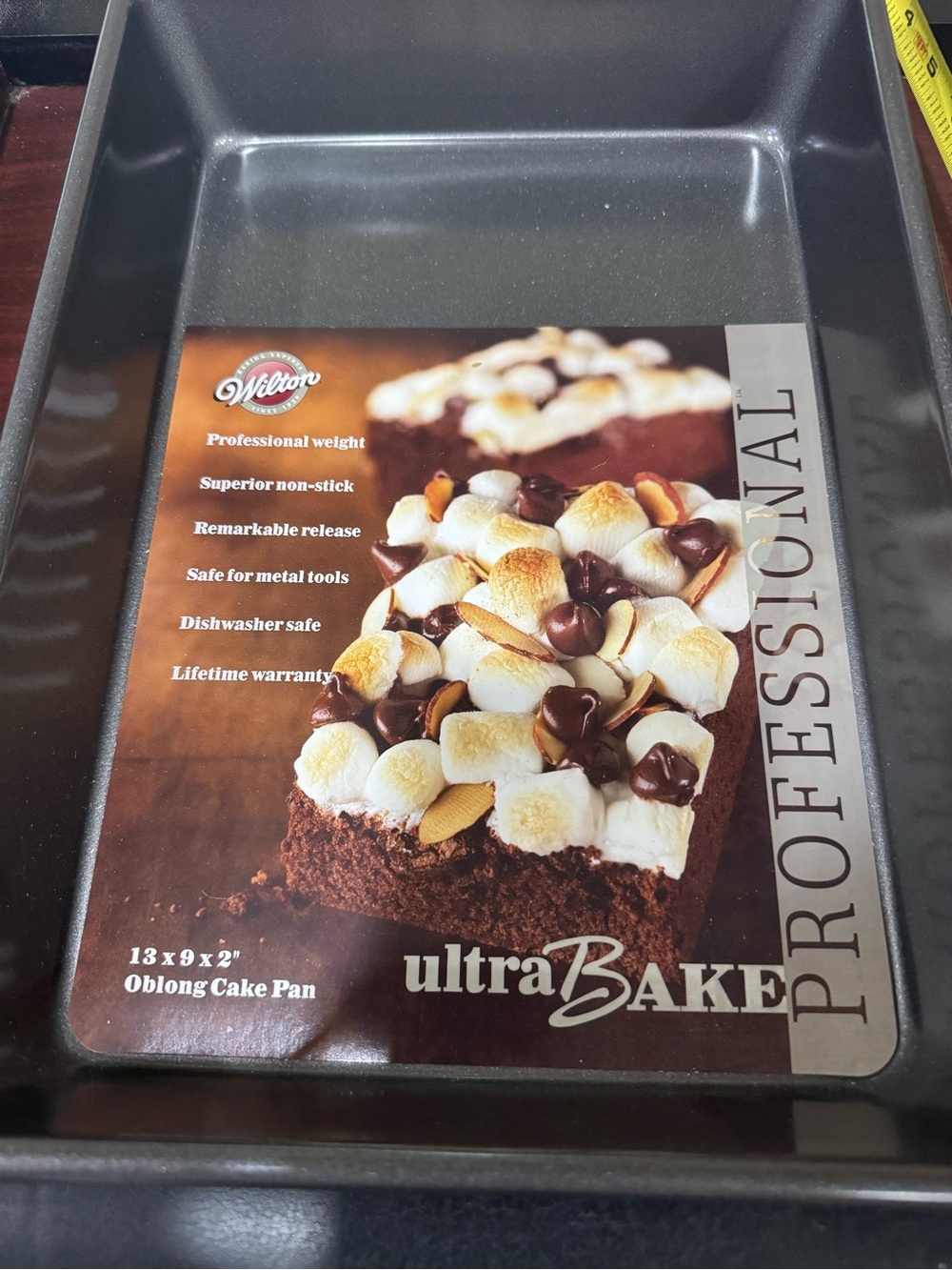 Wilton Black Oblong Baking Pan with Non-Stick Finish